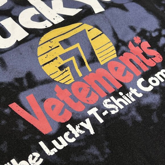 Vetements Black Printed Short Sleeve - Picture 5 of 6